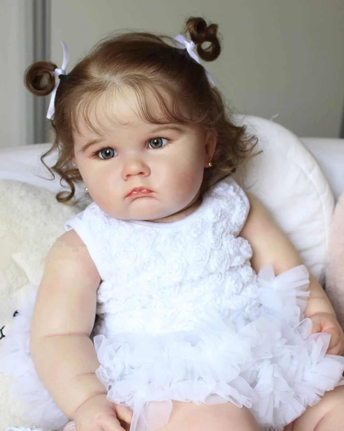 Realistic silicone baby doll 60cm and 1.6kg - age 3 months