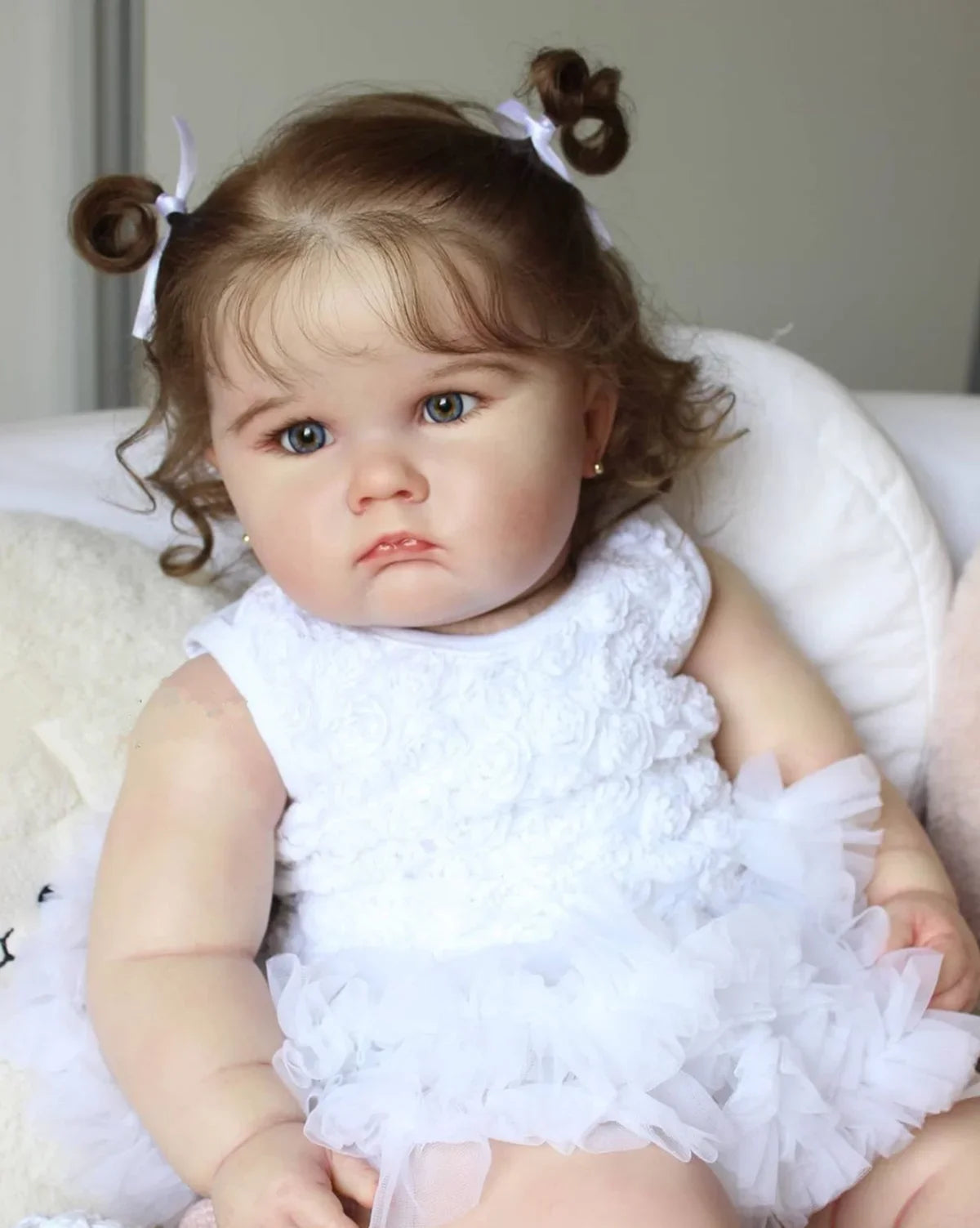Realistic silicone baby doll 60cm and 1.6kg - age 3 months