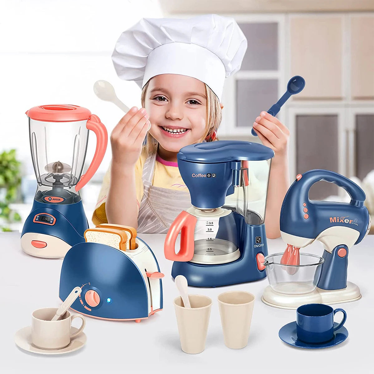 Realistic Kitchen Appliance Toy – Creative and Interactive Fun for Little Chefs!