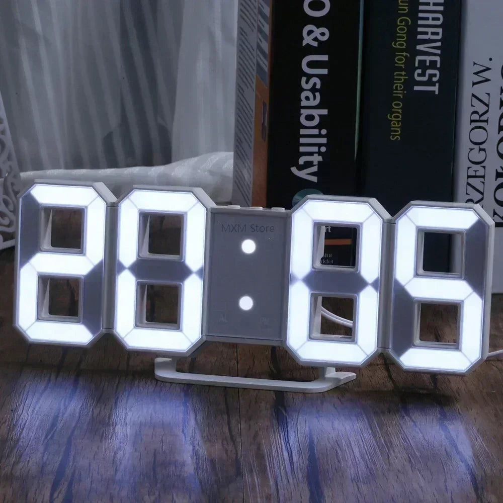 3D LED decorative clock