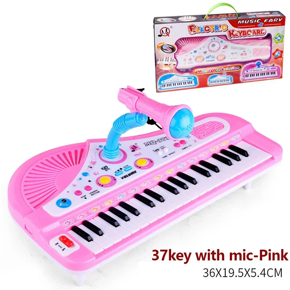 Children's Karaoke with 37-Key Keyboard – Fun and Learning for Little Ones