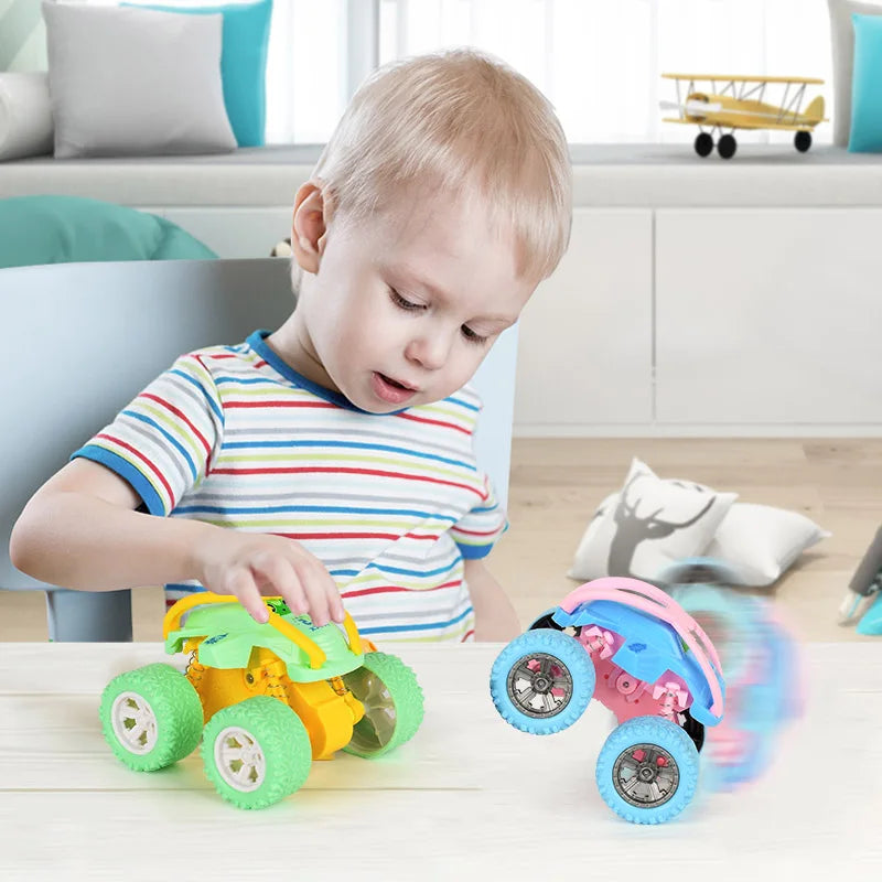 Heavy Duty 4 Wheel Inertia Stunt Car - Kids (Buy 1 Get 2 or Buy 1 Get 4)