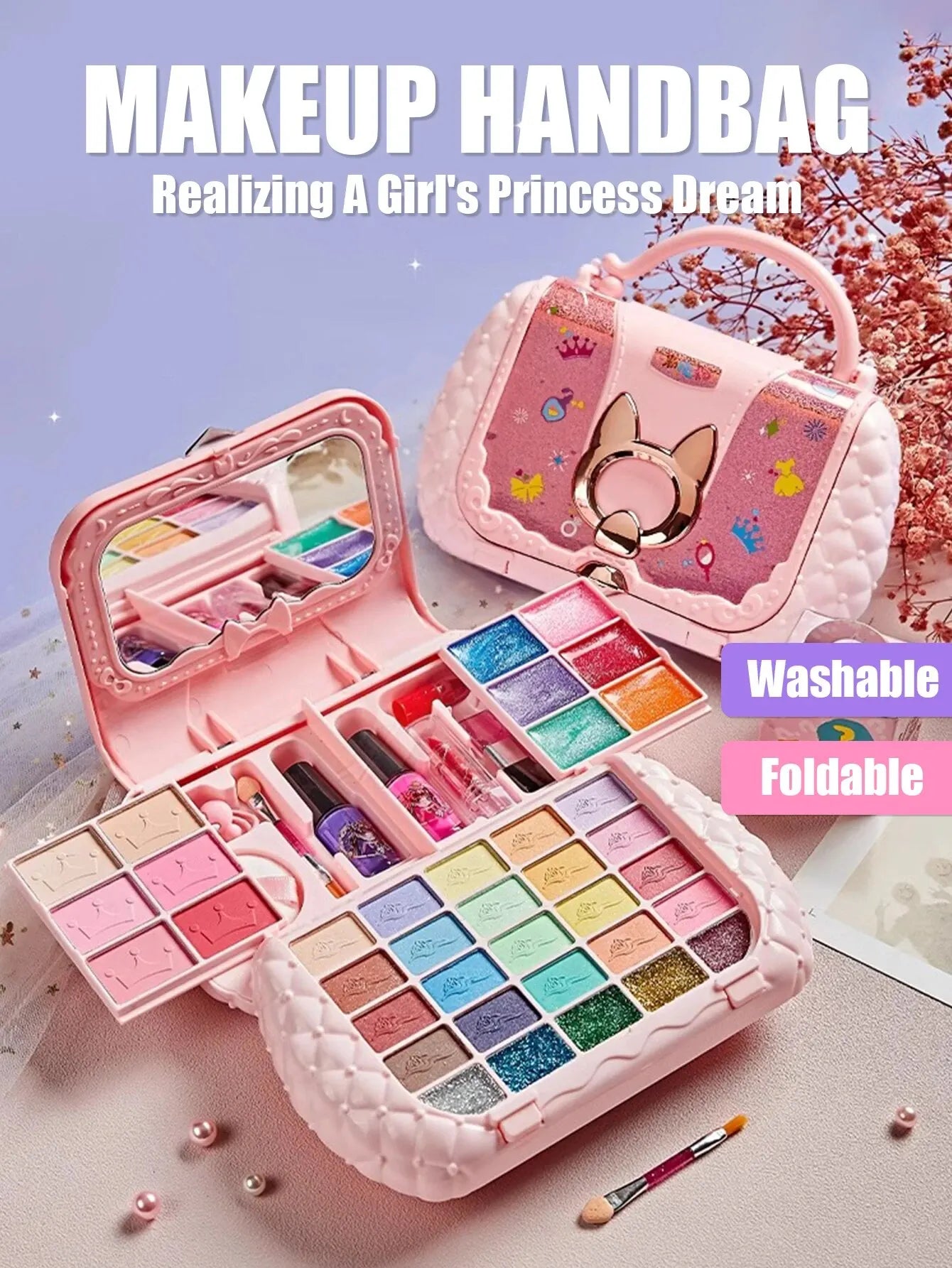 Play Makeup Kit – Washable, Non-Toxic Cosmetics