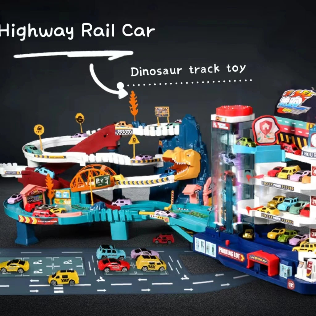 Track and toy cars - Non-electric children's model